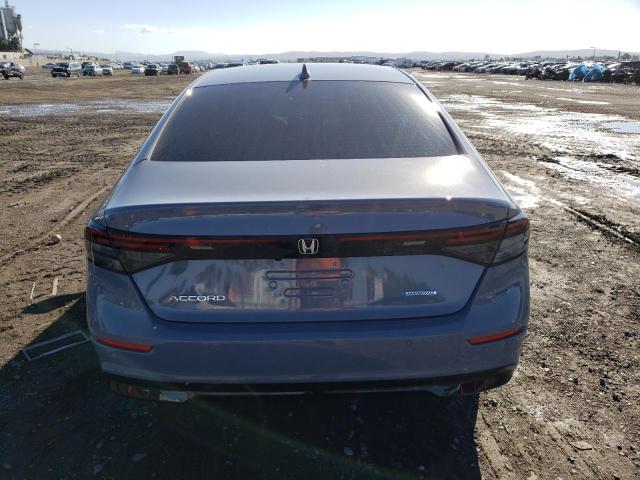 1HGCY2F6XPA054229 - 2023 HONDA ACCORD HYBRID EXL GRAY photo 6