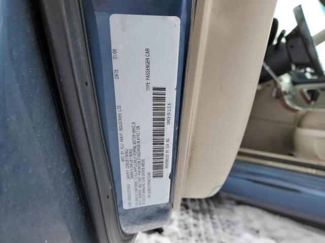 4S3BL676064212248 - 2006 SUBARU LEGACY GT LIMITED BLUE photo 12