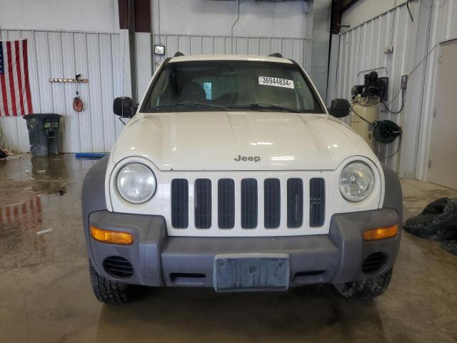 1J4GL48K72W242586 - 2002 JEEP LIBERTY SPORT WHITE photo 5