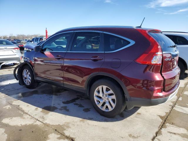 2HKRM3H78FH515466 - 2015 HONDA CR-V EXL BURGUNDY photo 2