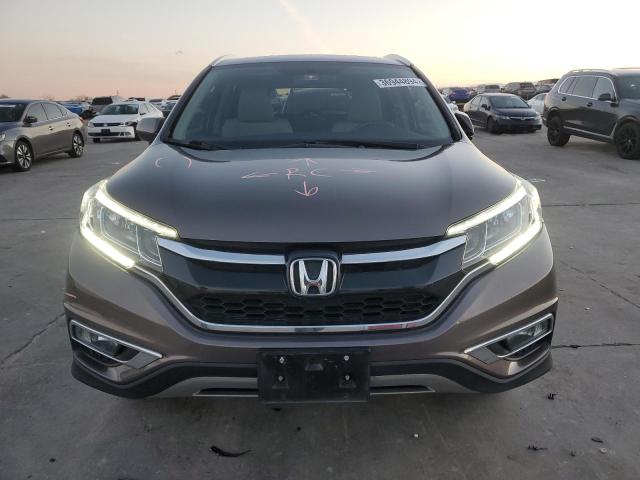 2HKRM3H76FH533271 - 2015 HONDA CR-V EXL GRAY photo 5