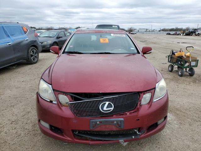 JTHBE96S090044163 - 2009 LEXUS GS 350 RED photo 5