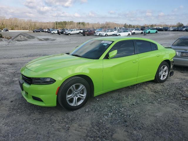 2C3CDXBG7KH744962 - 2019 DODGE CHARGER SXT GREEN photo 1