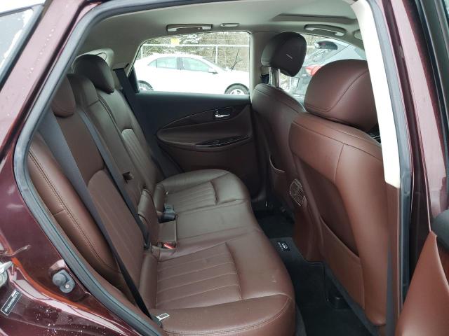 JN1AJ0HRXBM850415 - 2011 INFINITI EX35 BASE მუქწითელი ფოტო 10