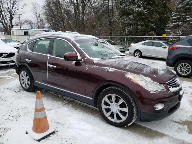 JN1AJ0HRXBM850415 - 2011 INFINITI EX35 BASE MAROON photo 4