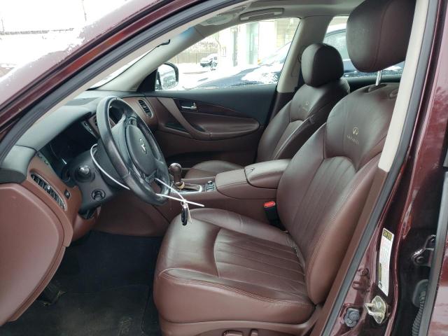 JN1AJ0HRXBM850415 - 2011 INFINITI EX35 BASE მუქწითელი ფოტო 7