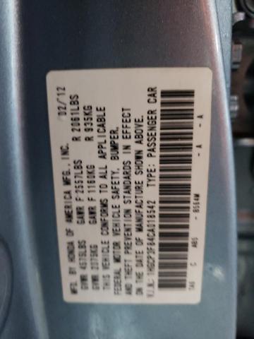 1HGCP3F84CA018542 - 2012 HONDA ACCORD EXL BLUE photo 12