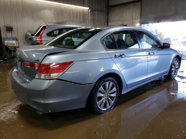 1HGCP3F84CA018542 - 2012 HONDA ACCORD EXL BLUE photo 3