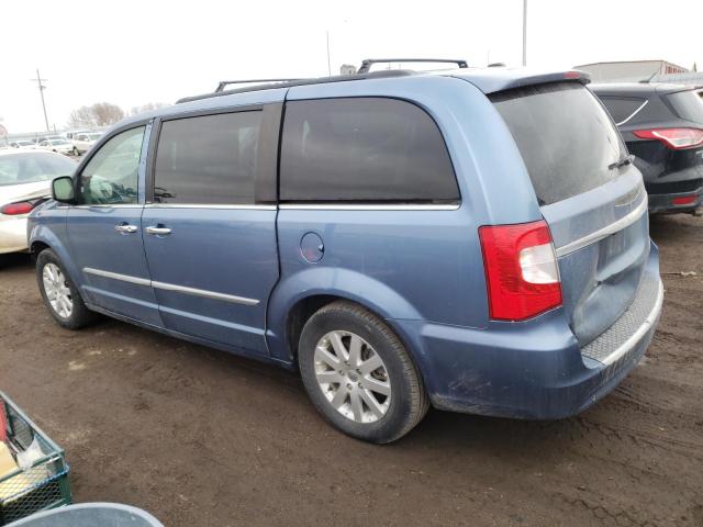 2C4RC1CG0CR199669 - 2012 CHRYSLER TOWN & COU TOURING L BLUE photo 2