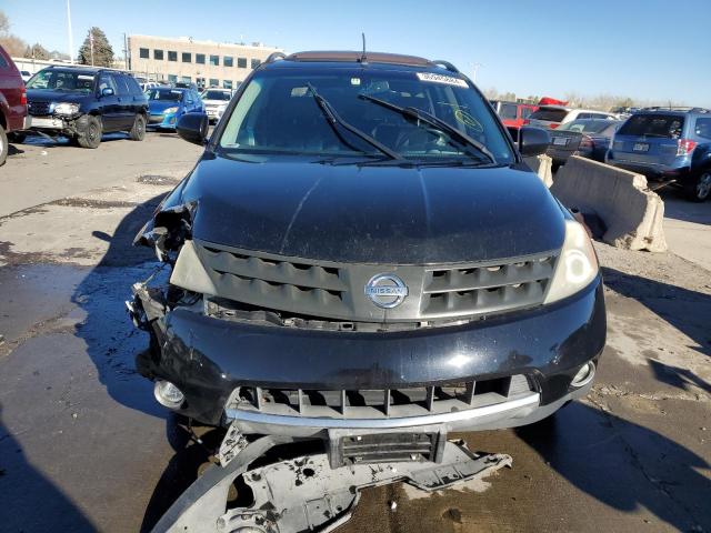 JN8AZ08T47W525776 - 2007 NISSAN MURANO SL BLACK photo 5