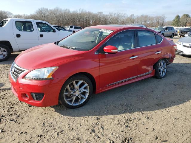 3N1AB7AP2FY245029 - 2015 NISSAN SENTRA S RED photo 1