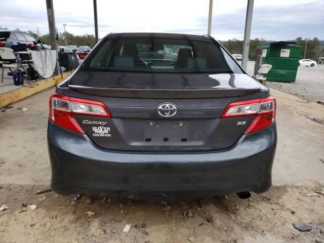 4T1BF1FK2CU140873 - 2012 TOYOTA CAMRY BASE GRAY photo 6