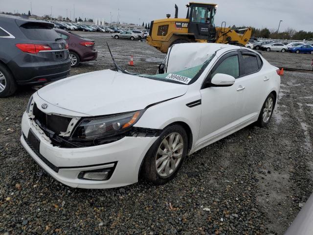 5XXGN4A79FG395953 - 2015 KIA OPTIMA EX WHITE photo 1