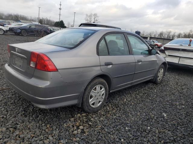 1HGES16385L019927 - 2005 HONDA CIVIC DX VP GRAY photo 3