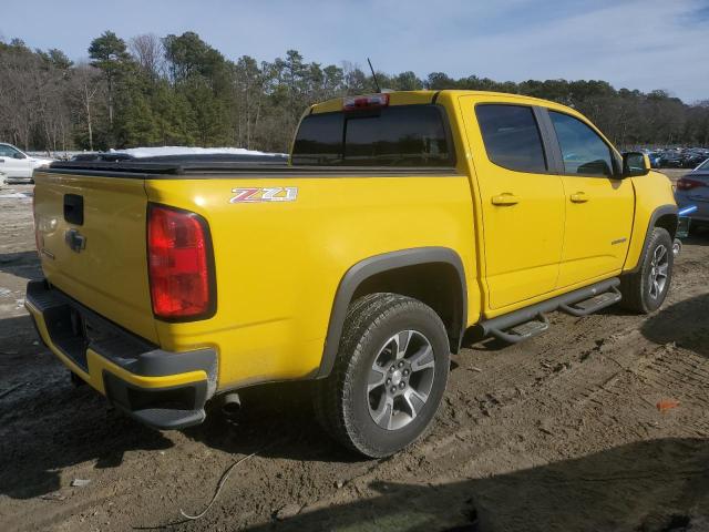 1GCGTCE30F1242946 - 2015 CHEVROLET COLORADO Z71 YELLOW photo 3