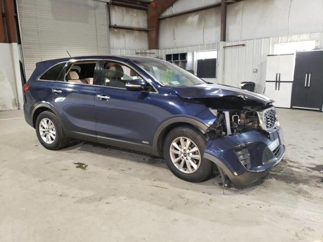 5XYPGDA5XKG498345 - 2019 KIA SORENTO LX BLUE photo 4