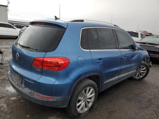 WVGRV7AX9HW503107 - 2017 VOLKSWAGEN TIGUAN WOLFSBURG BLUE photo 3