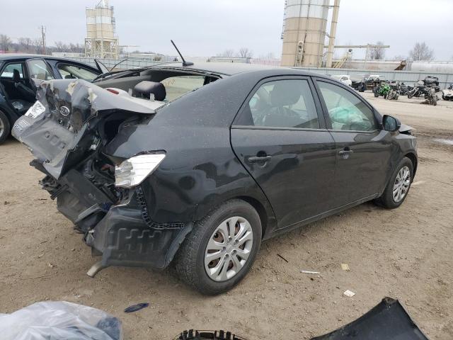 KNAFU4A26D5712346 - 2013 KIA FORTE EX BLACK photo 3