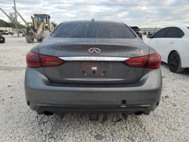 JN1EV7AP8JM590697 - 2018 INFINITI Q50 LUXE GRAY photo 6