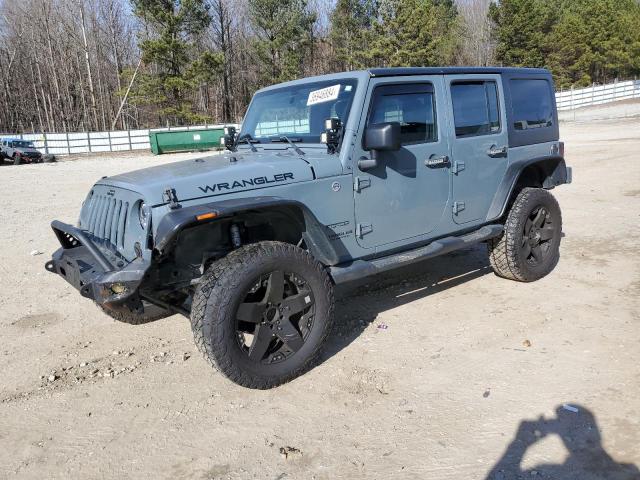 1C4BJWDG3FL540661 - 2015 JEEP WRANGLER SPORT GRAY photo 1