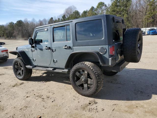 1C4BJWDG3FL540661 - 2015 JEEP WRANGLER SPORT GRAY photo 2