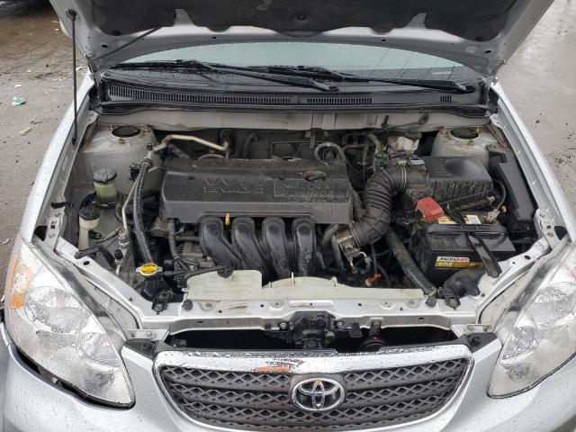 1NXBR32E25Z387168 - 2005 TOYOTA COROLLA CE SILVER photo 11