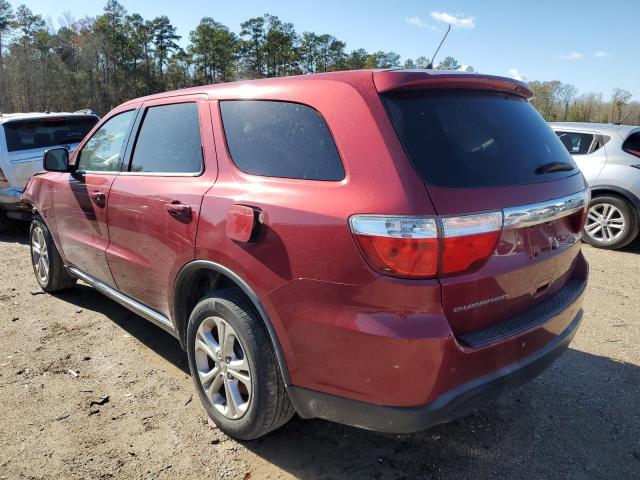 1C4RDHAG7DC558972 - 2013 DODGE DURANGO SXT RED photo 2