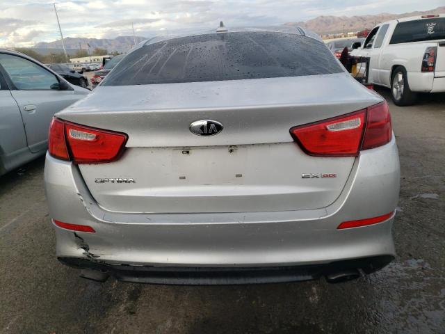 5XXGN4A75EG340544 - 2014 KIA OPTIMA EX SILVER photo 6