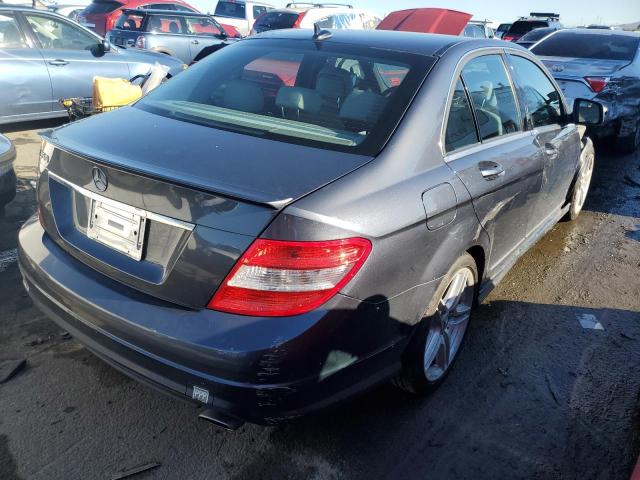 WDDGF56X58F164793 - 2008 MERCEDES-BENZ C 350 GRAY photo 3