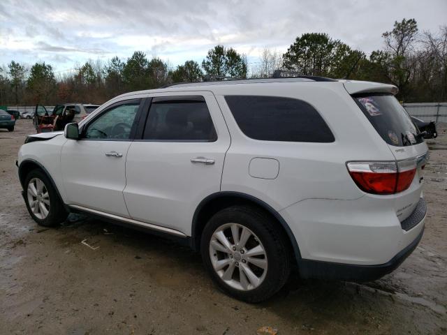 1C4RDJDG9DC658610 - 2013 DODGE DURANGO CREW WHITE photo 2