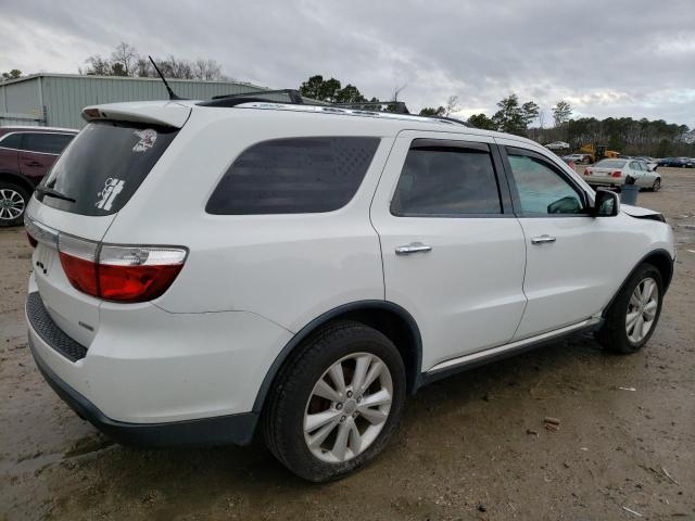 1C4RDJDG9DC658610 - 2013 DODGE DURANGO CREW WHITE photo 3