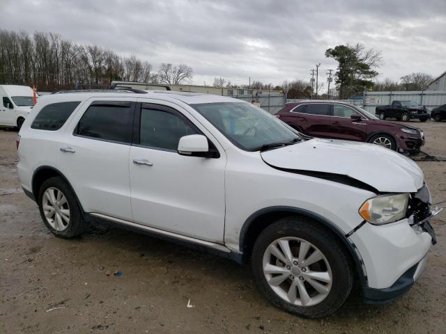 1C4RDJDG9DC658610 - 2013 DODGE DURANGO CREW WHITE photo 4