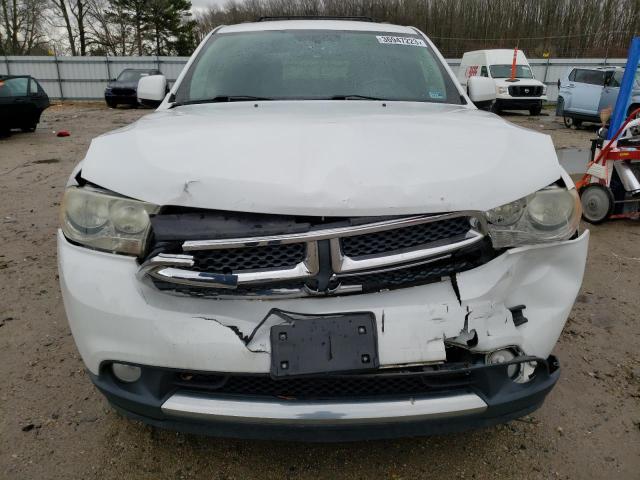 1C4RDJDG9DC658610 - 2013 DODGE DURANGO CREW WHITE photo 5