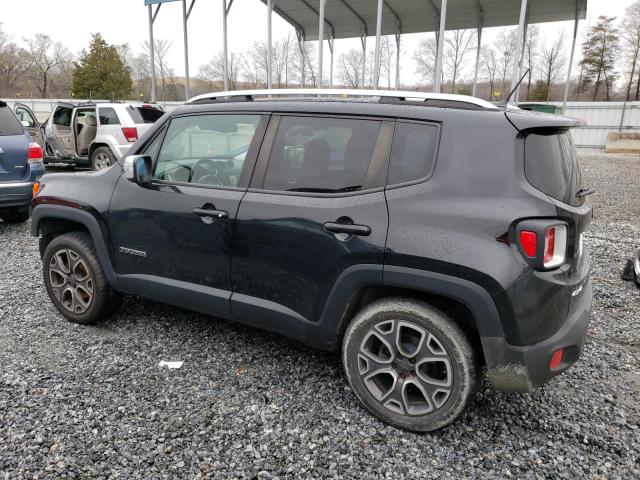 ZACCJBDT3FPB48656 - 2015 JEEP RENEGADE LIMITED BLACK photo 2