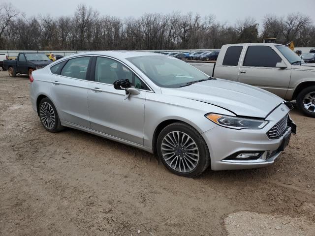 3FA6P0D98JR151125 - 2018 FORD FUSION TITANIUM/PLATINUM SILVER photo 4