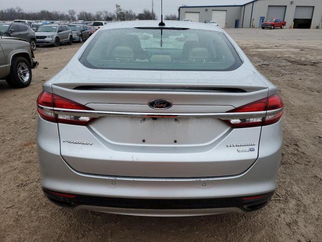 3FA6P0D98JR151125 - 2018 FORD FUSION TITANIUM/PLATINUM SILVER photo 6