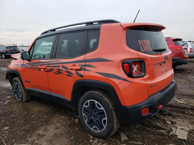 ZACCJBCT5GPD67721 - 2016 JEEP RENEGADE TRAILHAWK ORANGE photo 2