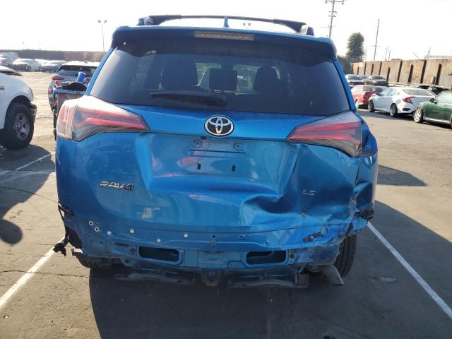 JTMZFREV7HJ139045 - 2017 TOYOTA RAV4 LE BLUE photo 6