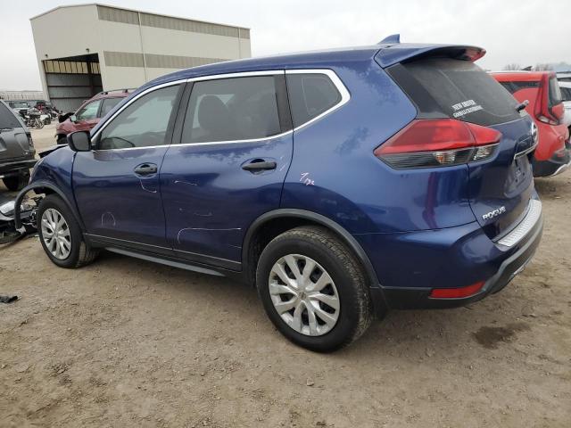 KNMAT2MV7JP523649 - 2018 NISSAN ROGUE S BLUE photo 2