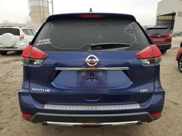 KNMAT2MV7JP523649 - 2018 NISSAN ROGUE S BLUE photo 6