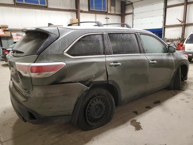 5TDJKRFH0FS121858 - 2015 TOYOTA HIGHLANDER XLE GRAY photo 3