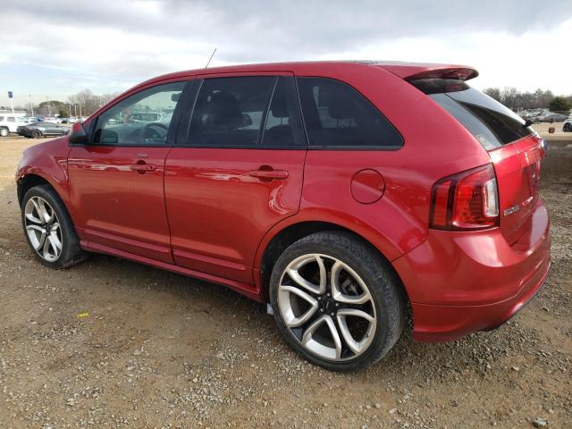 2FMDK3AK6BBB20265 - 2011 FORD EDGE SPORT RED photo 2