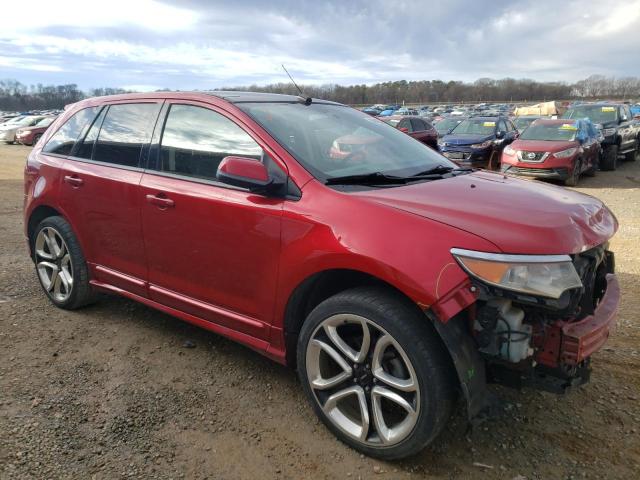 2FMDK3AK6BBB20265 - 2011 FORD EDGE SPORT RED photo 4