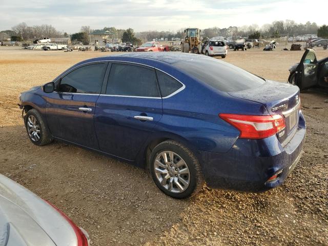 3N1AB7AP8KY296030 - 2019 NISSAN SENTRA S BLUE photo 2