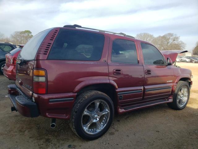 1GNEK13Z52J173341 - 2002 CHEVROLET TAHOE K1500 MAROON photo 3