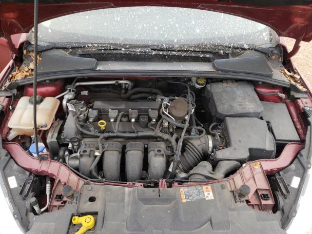 1FADP3F22GL228488 - 2016 FORD FOCUS SE RED photo 11