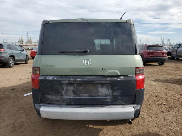 5J6YH185X3L001185 - 2003 HONDA ELEMENT EX GREEN photo 6