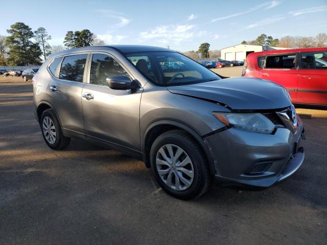 KNMAT2MT4FP505101 - 2015 NISSAN ROGUE S GRAY photo 4