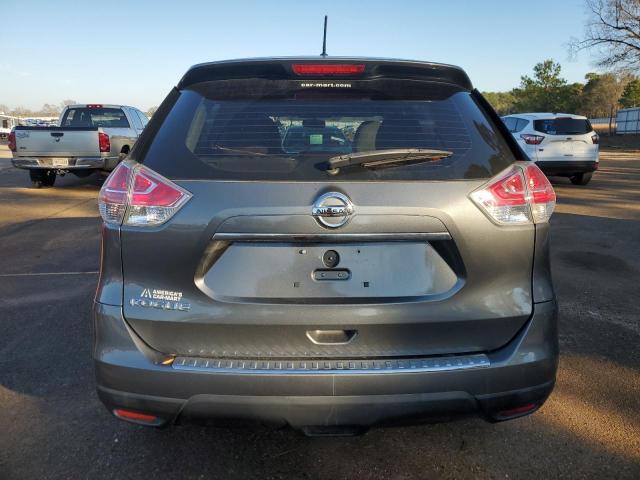 KNMAT2MT4FP505101 - 2015 NISSAN ROGUE S GRAY photo 6