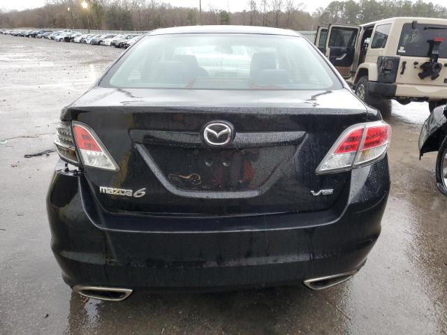 1YVHZ8BB9A5M36527 - 2010 MAZDA 6 S BLACK photo 6